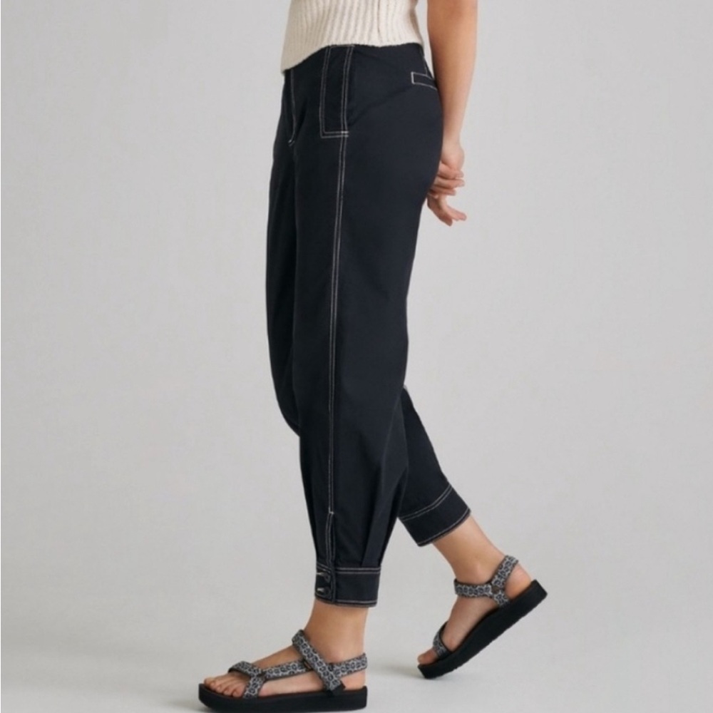 Anthropologie Maeve Contrast Stitching Cuffed Leg pants. Zero flaws, perfect!